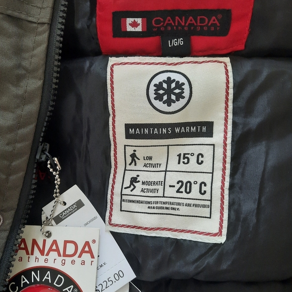 SOLD- Mens Canada Weather Coat - Picture 5 of 6